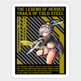 Fie Claussell | Trails Of Cold Steel Sticker